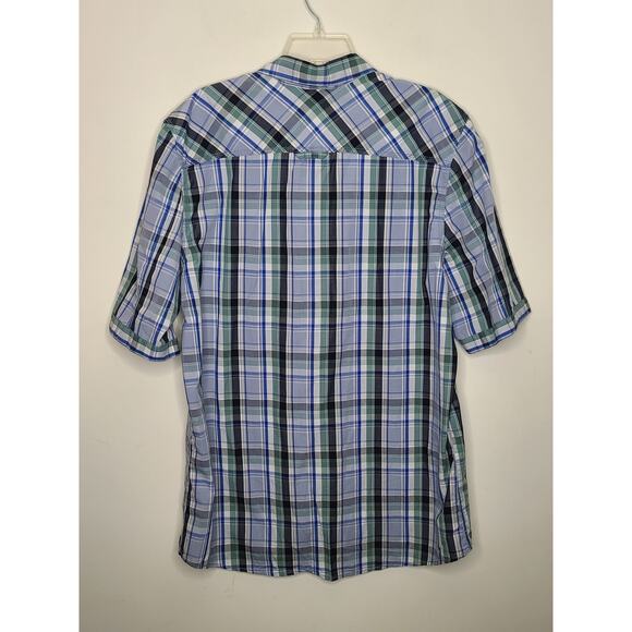 Buffalo David Bitton short sleeve plaid button down shirt - xl - Picture 3 of 3